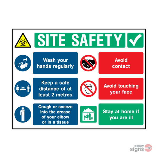Construction Site health & safety sign