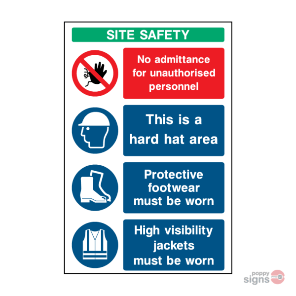 Construction Site safety sign