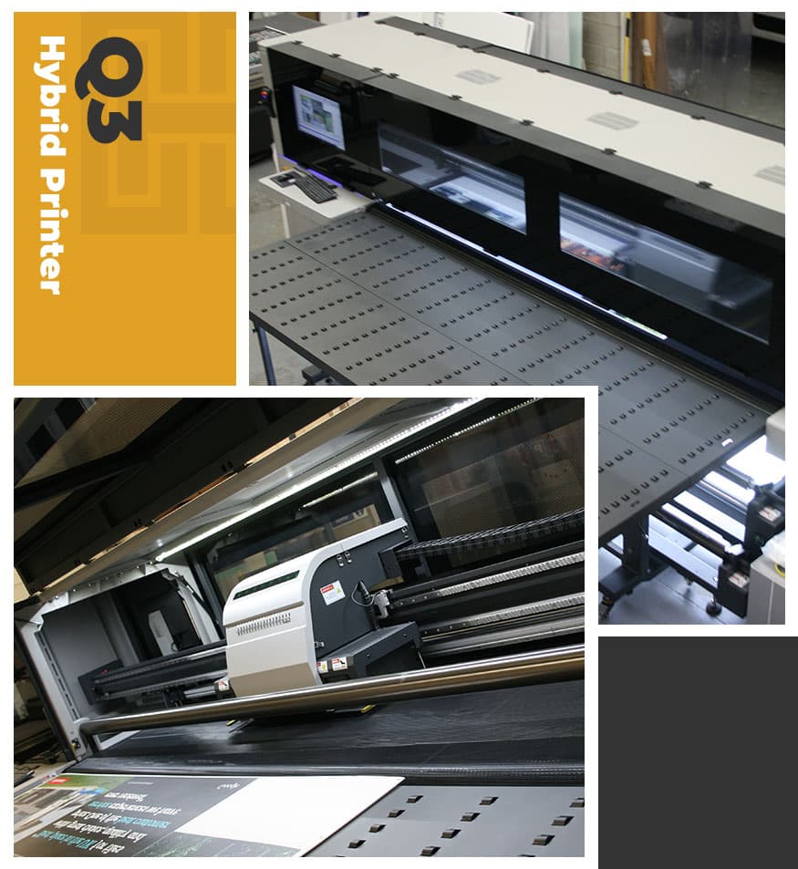 Q3 hybrid printer banner